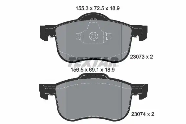 TEXTAR 2307303 | Textar Fren Balatası Volvo S60 Ön