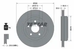 TEXTAR 92273403 | Textar / Fren Diski | 2 Adet