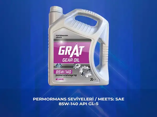 GRAT 685143 | Şanzıman Yağı 3 Litre 85w140 Yarı Sentetik Gl 5 6 Adet