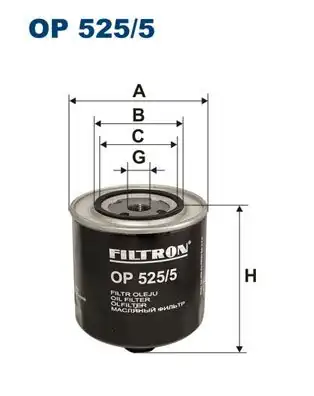 FILTRON OP525-5 | Yağ Filtresi Audi A6 2 5 TDI 94 97