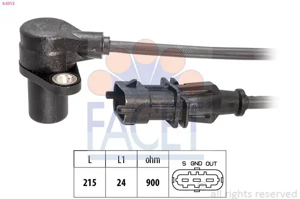 FACET 9-0513 | Krank Mili Sensörü Daf Cf 85 Xf105 Temsa Maraton Safir Kısa