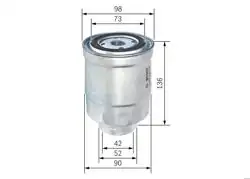 BOSCH 0986450508 | Mazot Filtresi H100 Starex L200 L300 Bongo K2500 Pregıo 2.5 94 >