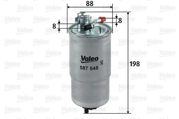 Valeo 587548 Yakıt Filtresi Mazot Seat Leon 1 9 TDI 99 06 Toledo II 1 9 TDI 99 06