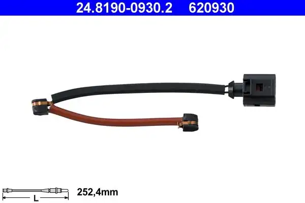ATE 24 8190 0930 2 Balata Fişi VW Touareg Q7 Arka 2 li Poset Tk