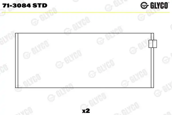 GLYCO 71-3084STD | Kol Yatak VW Golfı 1 6