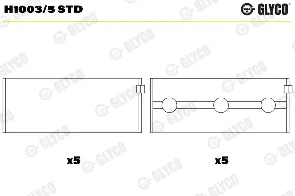 GLYCO H1003-5STD | Yatak 273 Ana Std 2247904