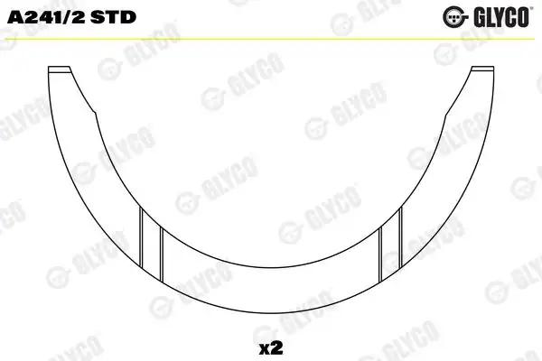 Glyco A 2412 Std Freelander 1 8i 16v 1998 2126305