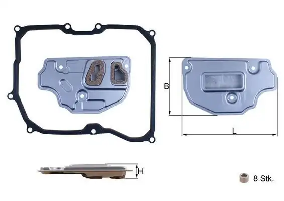MAHLE HX 256D | Şanzıman Filtresi Golf 5 Jetta Passat 06-10
