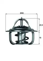 MAHLE TX183D | Termostat Chrysler Concorde 2.7 3.5 300M 3.5 300C (Lx, Le) 3.5