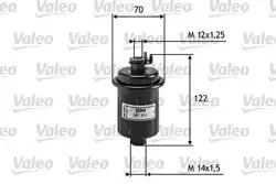 VALEO 587211 | Yakıt Filtresi (Benzin) (Hyundai Accent 1.3I)