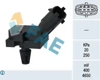 FAE 15082 | Map Sensörü Volvo C30 533 T5 06 12 C70 II 542 T5 06 10 S40 II 544 T5 04 09 S60 İ 384 2 0 T