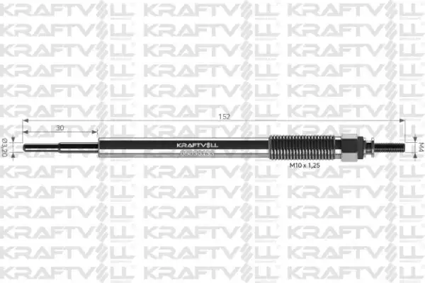 KRAFTVOLL 05030133 | Kızdırma Bujisi 7v Toyota Hilux 2 4 2 8 2015 Buji Marka 12 Adet
