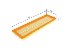 BOSCH F026400478 | Hava Filtresi Volkswagen Jetta III 2.5 06-10
