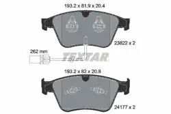 TEXTAR 2382201 | Fren Balatası Ön Bentley