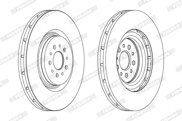 FERODO DDF1183C-1 | Fren Aynası 2 Adet Alfa Romeo 147 156 >