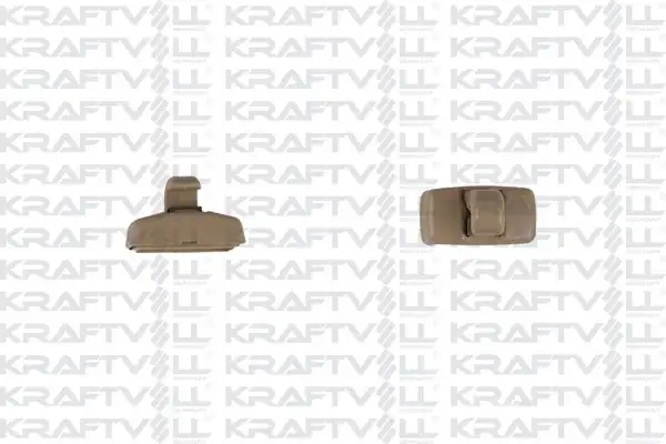 KRAFTVOLL 21030332 | Güneşlik Klipsi Bej Sağ Sol Fabia Octavia Passat Transporter T5 T6 T7 96