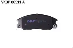 SKF VKBP80511A | Ön Fren Balatası Hyundai Santa Fe 01>06 Trajet 99> Ssangyong Actyon 08>12 Kyron 08>12