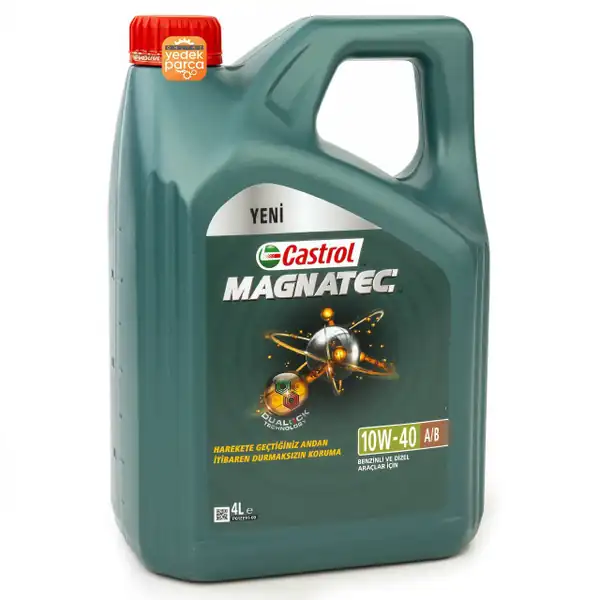 CASTROL 1601A9 | 10W40 A3/B4 Motor Yağı 4 Litre (2025 Yılı Üretimi)