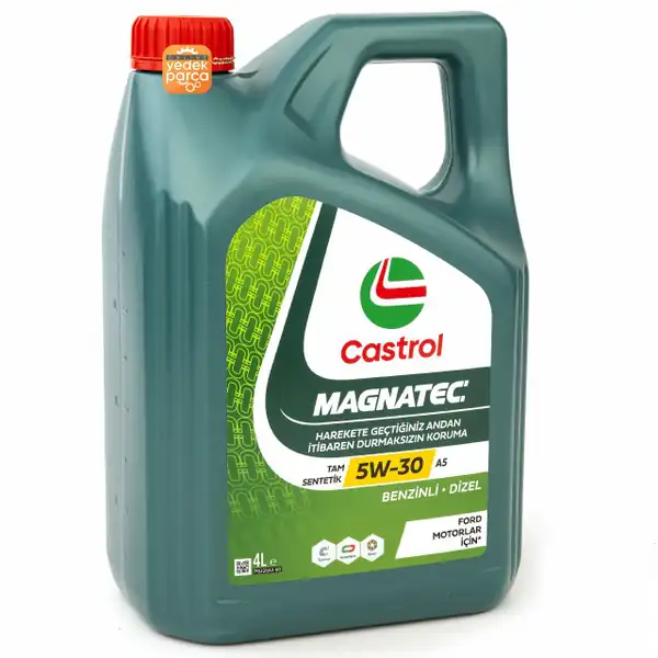 CASTROL 5W30-A5 | Magnatec A5 4 Litre Motor Yağı (2025 Üretim Yılı Yeni Ambalaj)