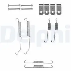 DELPHI LY1374 | Fren Pabuç Montaj Takımı Arka Mazda 2 1.3/1.5/1.6 07-15 Toyota iQ 1.0/1.3/1.4 09-15