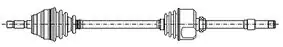 METELLİ 17-0159 | Aks Sağ 1 8q Fiat Ducato Peugeot Boxer Citroen Jumper