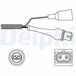 DELPHI ES11000-12B1 | Lambda-Oksijen Sensörü (Renault: Clio 1.4-Laguna 2.0)