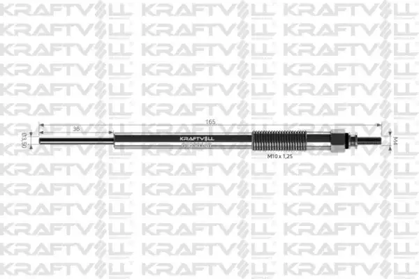 KRAFTVOLL 05030146 | Kızdırma Bujisi 11v Kia Bongo 2 9 CRDI Kia Carnıval 2 9 CRDI Buji Marka 12 Adet