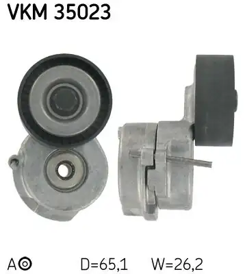 SKF VKM35023 | V Kayış Gergi Rulmanı Fiat Linea Grande Punto Fiorino 1 3 JTD Opel Astra H Corsa C D Meriva 1 3 CDTI Z13dth