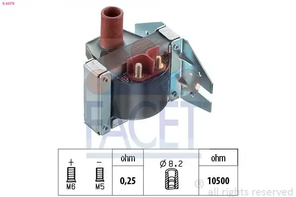 FACET 9-6079 | Ateşleme Bobini 124 104 126 117
