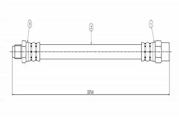 CAVO C800433A | Fren Hortumu Arka E31 8 50 92 96 2 Adet