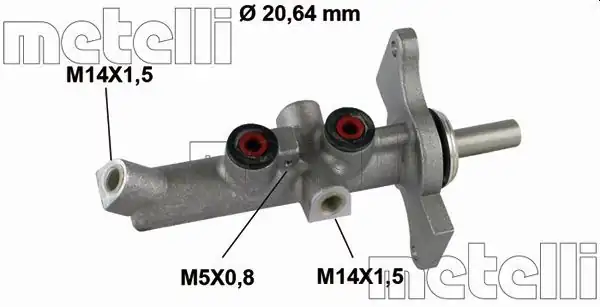 METELLİ 05-0806 | Merkez Fren Ana Toyota Corolla Sw 2 0d D4d Corolla Sw 1 4vvt İ 1 8 Vvt-I 00