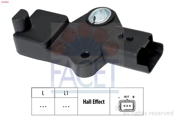 FACET 9-0524 | Krank Mil Sensörü 407 307 Scudo III Expert III 308 3008 607 C5 C6 C8 Jumpy III Dw10bted4 2 0 Hdi 16v