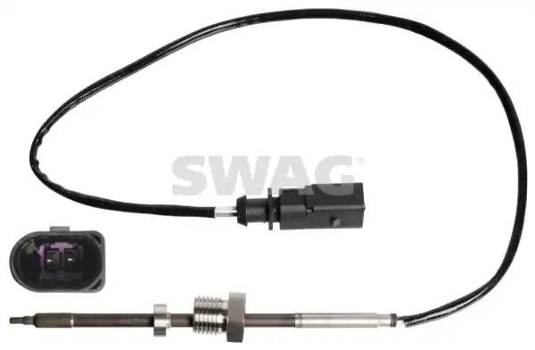 SWAG 33100244 | Egzoz Sıcaklık Sensörü Dizel Partikül Öncesi Siyah A6 05 11 968728