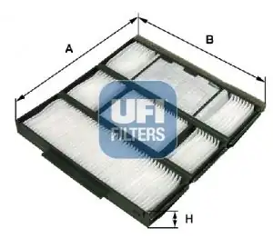 UFI 53-117-00 | Filtre Polen Toyota Corolla 95 02 Ae101 Ae111