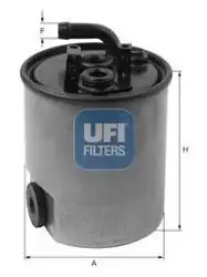 UFI 24.005.00 | Yakıt Filtresi (Jeep Grand Cherokee II 2.7 Crd 01-05)