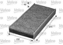 VALEO 715570 | Polen Filtresi 407 04-/ C5 04-C6 05 -