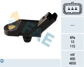 FAE 15011 | Emme Manifold Basınç Sensörü 206 607 406 307 Expert 807 407 C4 C8 Jumpy Xsara Picasso C5 2 0 16v