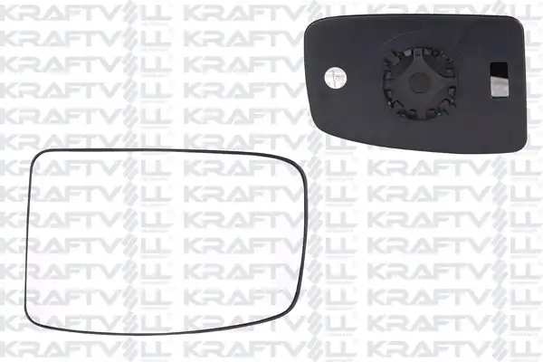 KRAFTVOLL 09080144 | Dış Dikiz Ayna Camı Mekanik Convex Camli Sağ Master III 10