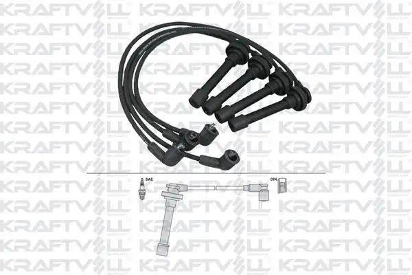 KRAFTVOLL 05070287 | Buji Kablosu Nissan Primera 1 6 16v 93 02 Silikon Kablo