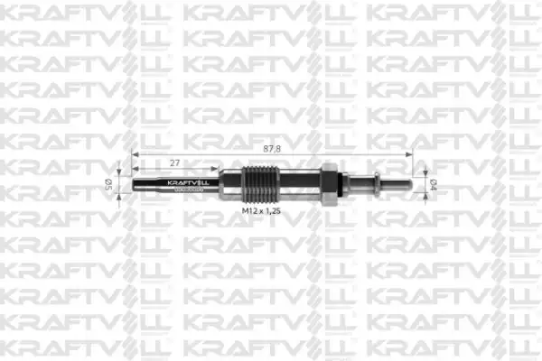 KRAFTVOLL 05030066 | Kızdırma Bujisi Sprinter 901 902 903 904 Varıo W210 2 9d 11 5v Buji Marka 12 Adet
