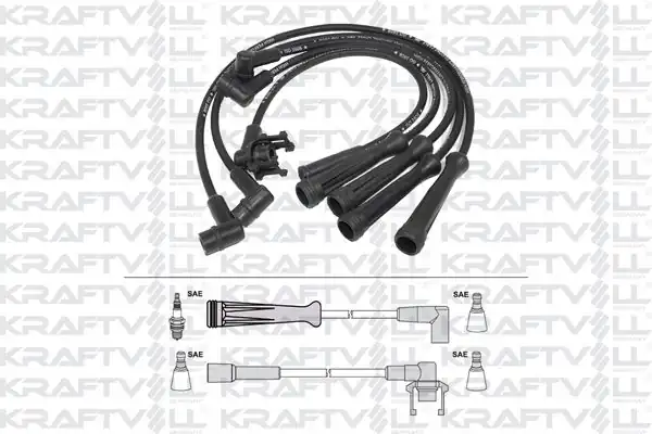 KRAFTVOLL 05070212 | Buji Bobin Kablosu R9 R19 Express 1 4ie 95