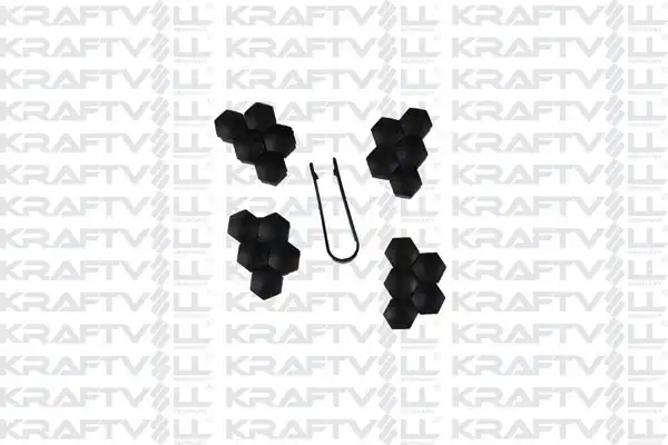 KRAFTVOLL 21030302 | Siyah Bijon Kapağı Takım 20 Ad Cikarma Aparatı A1 A3 A4 A5 A6 A7 A80 Caddy Golf