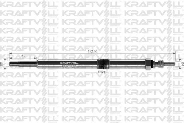 KRAFTVOLL 05030026-12 | Kızdırma Bujisi 11v Master II III Movano Traffic 2 2dci 2 5dti Nissan Interstar 12 Adet