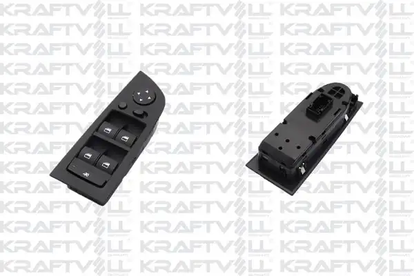 KRAFTVOLL 04050028 | Cam Açma Anahtarı Sol Dörtlü Karartmali Katlamali Ayna Siyah Çerçeveli Bmw E90 E91
