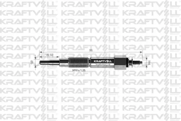 KRAFTVOLL 05030116 | Kızdırma Bujisi 11v Almere Prim Sunny Vanette 2 0 D TD Buji Marka 12 Adet