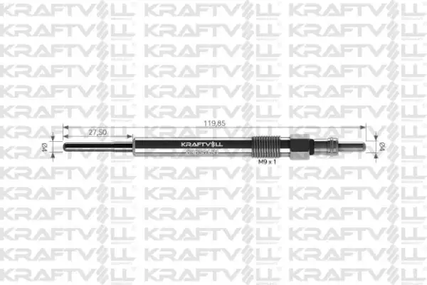 KRAFTVOLL 05030151 | Kızdırma Bujisi A13dtj Corsa D Astra J Meriva B Punto Evo Linea 12 Adet