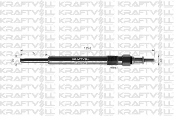 KRAFTVOLL 05030076 | Kızdırma Bujisi Mercedes W203 W211 W163 Vito W639 Sprinter Jeep Grand Cherokee II 12 Adet
