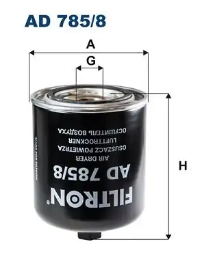 FILTRON AD785-8 | Hava Kurutuculu Filtre Daf Cf 15 Xf II 21 Xg Xg 21 Euro6 1532046