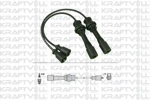 KRAFTVOLL 05070312 | Buji Kablosu Mazda 323 1 5 1998 2001 Silikon Kablo 1 Adet 1589742