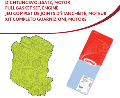 CORTECO 83430654 | Conta Takımı Peugeot Partner Berlingo P206 P307 P306 C3 C4 C5 1 6hdi